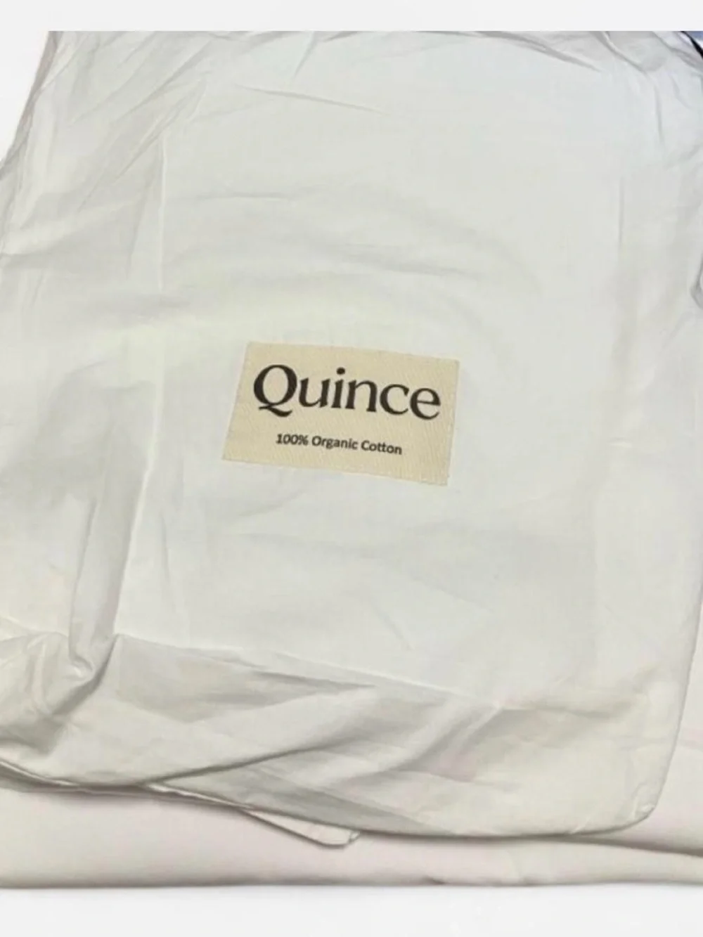 Quince Organic Cotton Crisp Percale Embellished Deluxe Bedding Bundle Queen